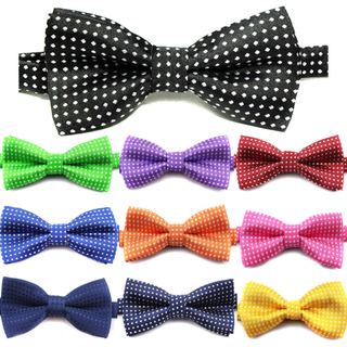 Children Fashion Formal Cotton Bow Tie Kid Classical Dot Bowties Colorful Butterfly Wedding Party Boy Bowtie Tuxedo Ties