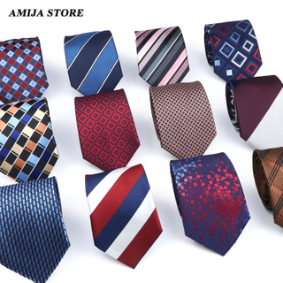 Men's Tie Fashion Floral Striped Plaid Print Jacquard Necktie Accessories Daily Wear Cravat Wedding Party Gift For Man
