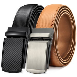 Leather Belt Automatic Genuine Leather Fashion Belts Ratchet Luxury Belts Men's Trouser Belt Belt for Men Ремень
