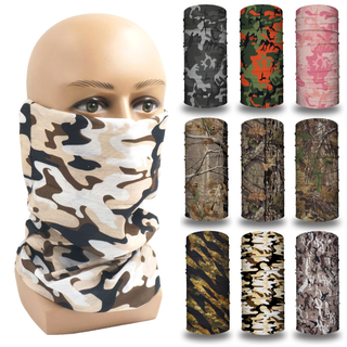 Camouflage Bandana Shemagh Seamless Neck Gaiter Outdoor Cycling Fishing Hiking Balaclava Scarf Headwear Face Shield for Sale
