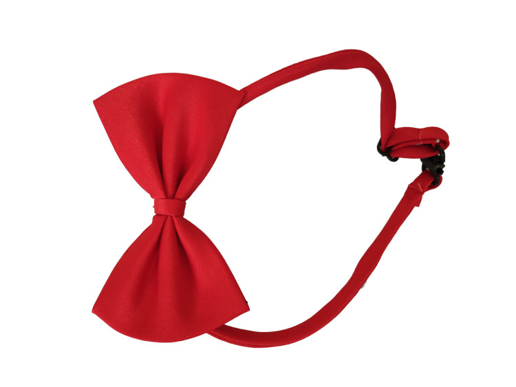 Adult Best Man Wedding Collar Wedding Dress British Korean Version Red Black Men's Bow Single Tie Women