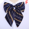 1 Pcs Fashion Elegant Women Bowties Striped Bow Ties Silk Tie Bow Tie Butterfly Neck Wear Collar Accessory To Dresses
