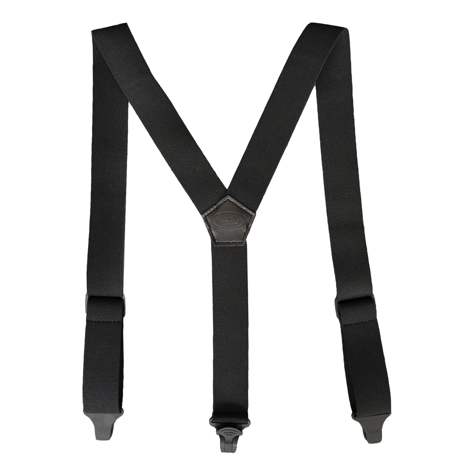 Back Suspenders Airport Friendly Suspenders,NO Buzz with Plastic Clip 1.5 Inch Fully Elastic Braces