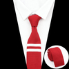 Men's Knitted Tie Skull Floral Flower Skinny Narrow Knit Necktie For Men Fancy Cravat Daily Wear Gifts