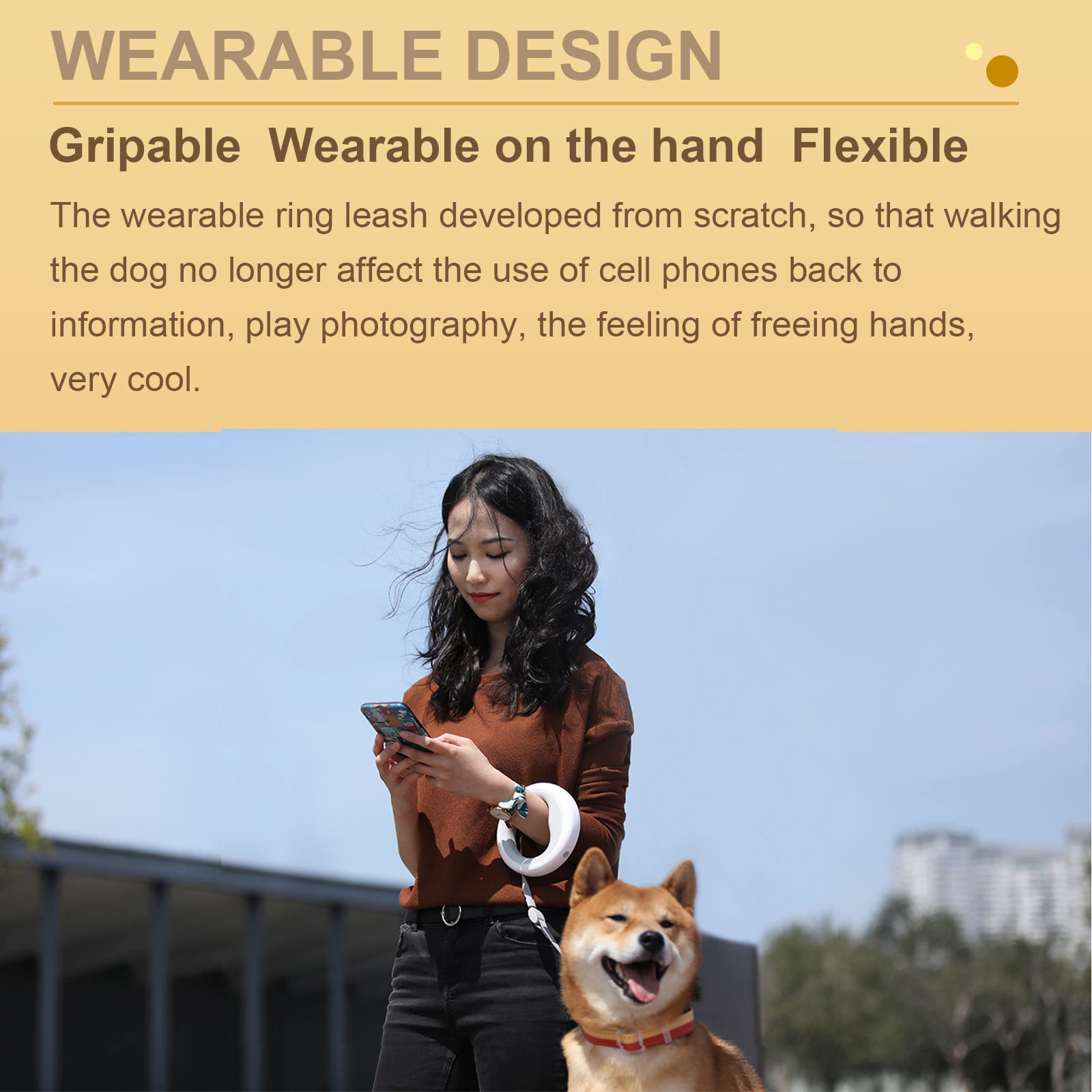 Upgraded Moestar V 2.0 Dog Leads Rope Smart Dog Leash Hands Free Anti-shock Walking LED Light Retractable UFO Pet Leash