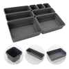 8pcs/set Adjustable Drawer Organizer Box Trays Make Up Cosmetics Sundries Divider Holder Kitchen Bathroom Closet Jewellery Box