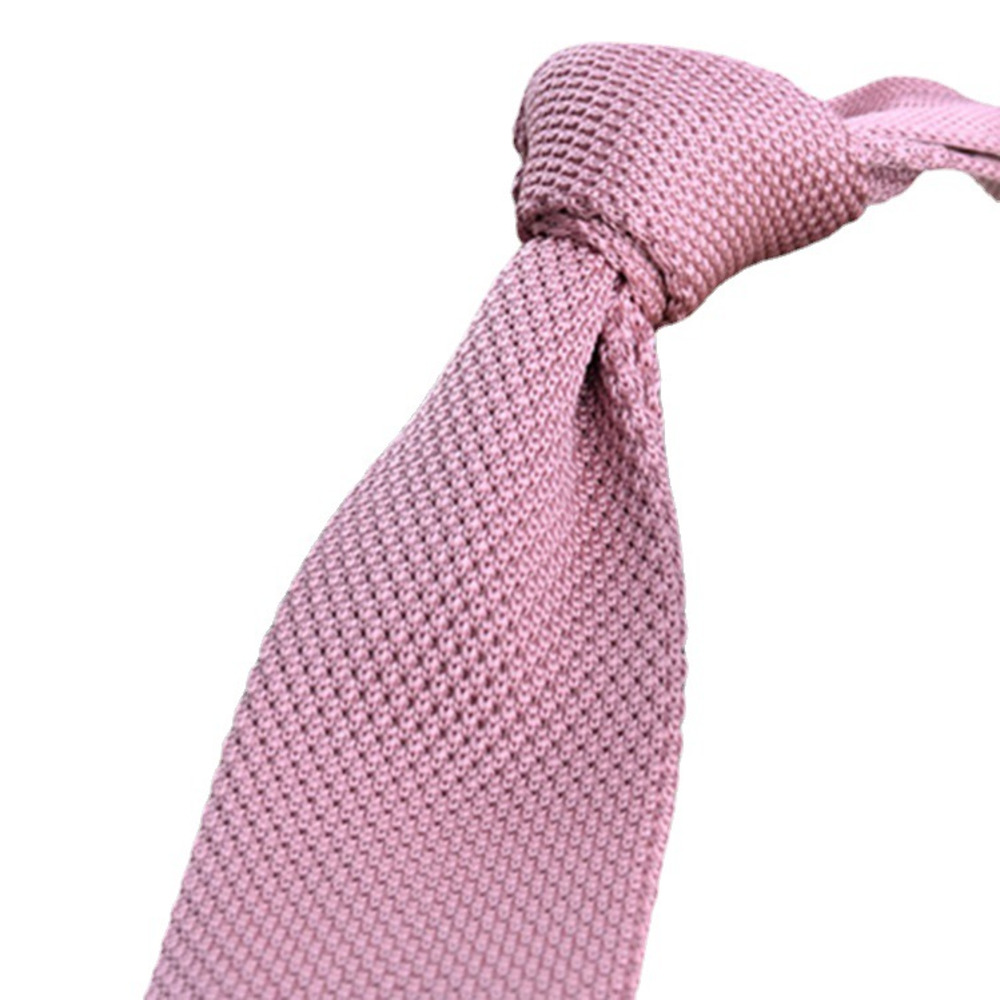 Narrow 6CM Knitted Necktie For Men Korean Style Casual Wool Knitting Neck Tie Dot Striped Cravat Shirt Accessories Suit Neckwear