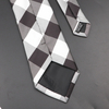 New Men's Classic Plaid Tie Luxury Stripe 8cm Jacquard Necktie All-Match Cravat For Business Wedding Party Daily Wear Accessory