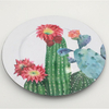 Bulk kitcheware cheap reusable dinner/salad decorative plastic plates