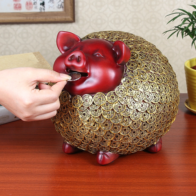 Polyresin Hedgehog Piggy Bank