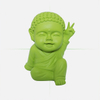 Cute Monk Buddha Statue Resin Piggy Bank Saving Cash Coin Money Box