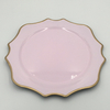 Melamine Round Plate for Wedding Decoration, Solid Color Melamine Plate