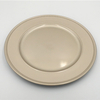 wholesale gold rim plastic dish plate
