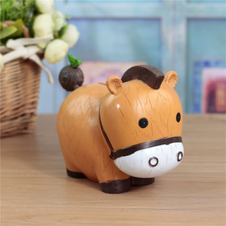 Pig Shaped Cow Money Bank, Coin Counting Piggy Bank, Kids Resin Piggy Banks