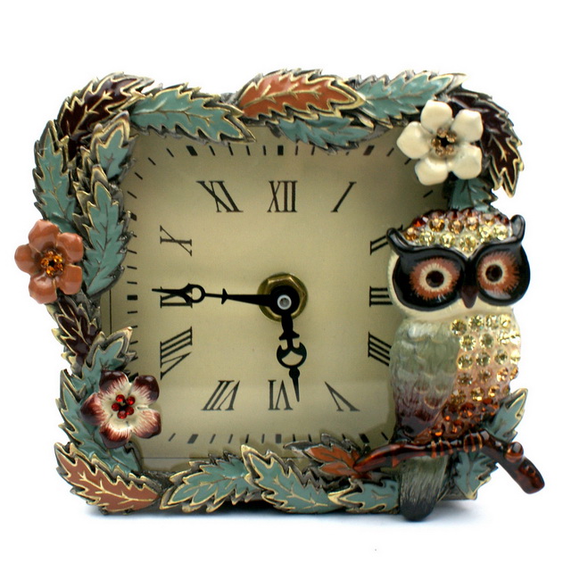 New Fashion Latest Design Jewelry Box with Clock for Sale