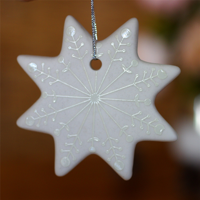 Handmade Cute Star Shape Ceramic Pendants for Kids