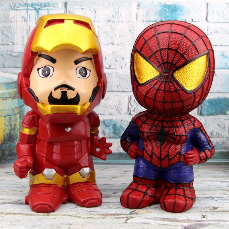 Polyresin Spider Man Piggy Bank