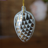 Best Sales Blank Sublimation Christmas Ornaments Ceramic Hanging Pendant