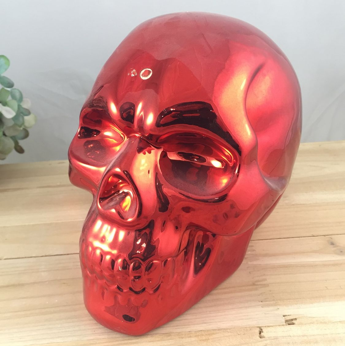 Humana Halloween High-Quality Resin Antique Skull Head