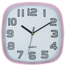 Pink 3D Numbers Quartz Plastic Wall Clock