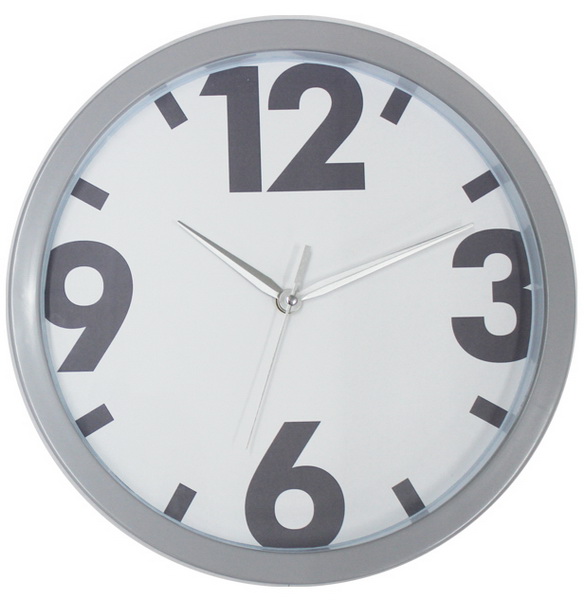 24 Inch Black Watch Design Wall Clock for Meeting Room