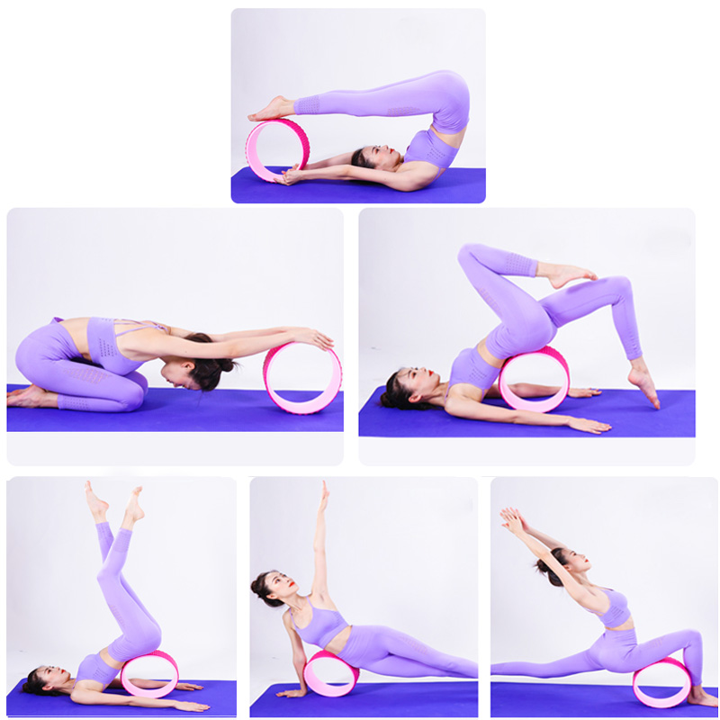 Massage Yoga Wheel Back Training Yoga Circles TPE Waist Shape Bodybuilding ABS Gym Professional Fitness Equipment
