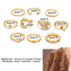 Anillos Mujer Gold Ring Set Bagues Girls Anillo Bohemian Jewellery Slytherin Accessories