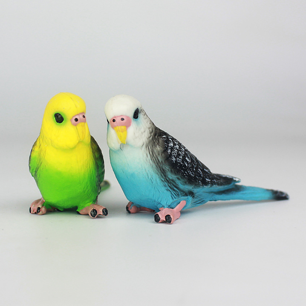 Creative Simulation Parrot Parakeet Miniature Landscape Ornament 