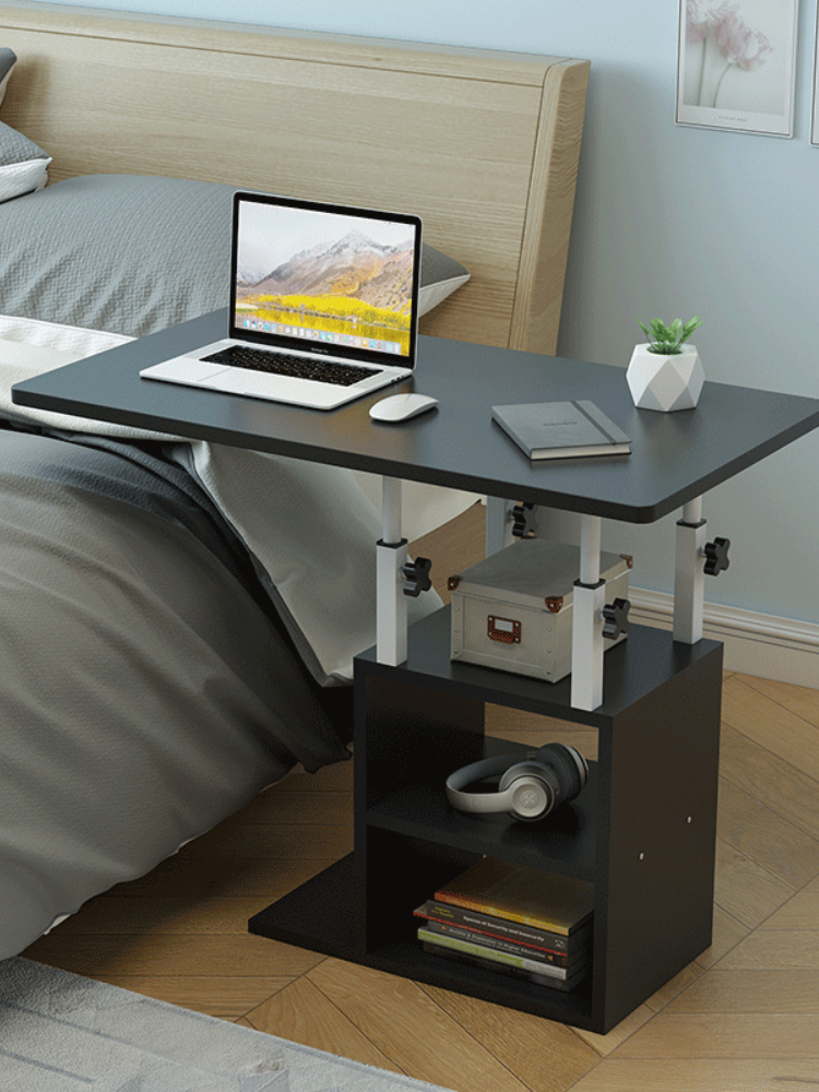  Lift And Lift Movable Bedside Tables Household Notebook Computer Tables Bedroom Lazy Tables Bed Desks Simple Small Tables