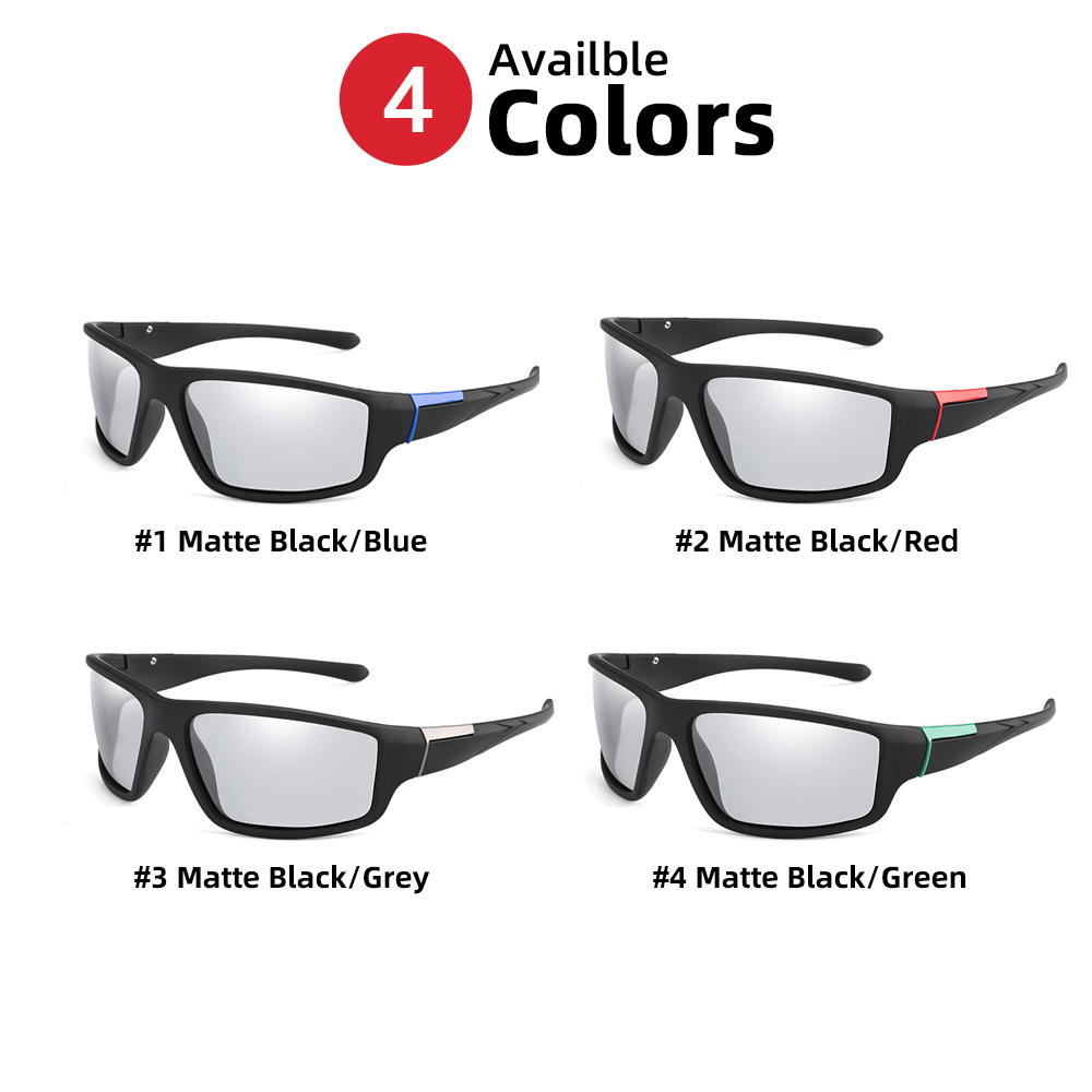 Men Photochromic Sunglasses Cycling Matte Black Sports Goggles Women Color Changing Polarized Bicycle Riding 2022 Sun Glasses