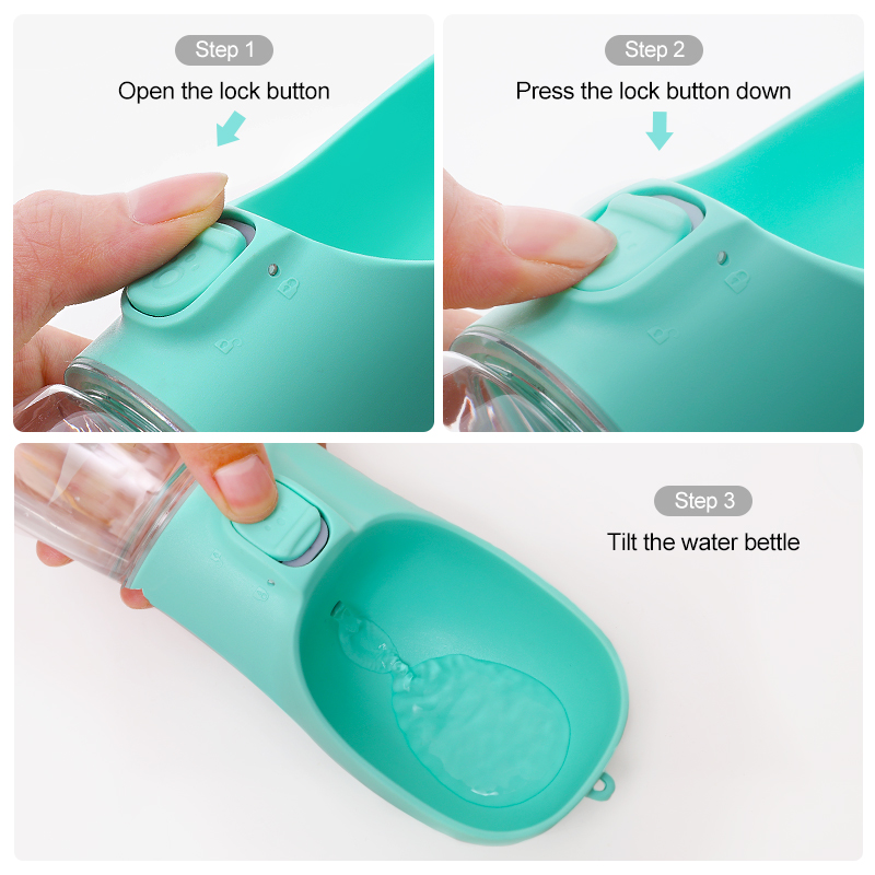 Portable Dog Water Bottle For Small Large Dogs Bowl Outdoor Walking Puppy Pet Travel Water Bottle Cat Drinking Bowl Dog Supplies