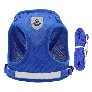 Pet Supplies Wholesale Breathable Custom Mesh Nylon Solid Pet Reflective Dog Harness