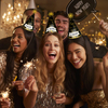 Hot Sell Black Gold Color New Year's Eve Party Hats Count Down Party Glitter Hats Happy New Year's Eve Party Supplies