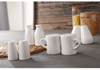 2Pcs Ceramic Spice Jar Can White Seasoning Bottle Salt Pepper Holder Shakers Spice Container Pot BBQ Condiment Kitchen Storage