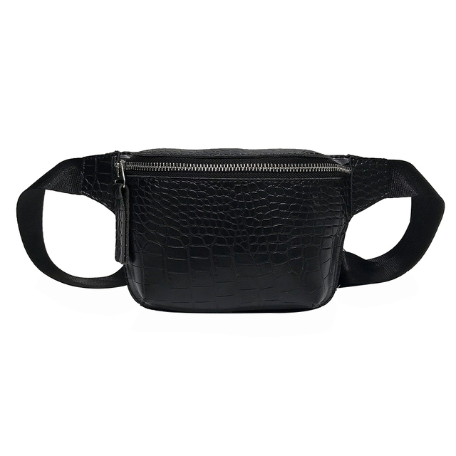 Alligator Pattern Shoulder Waist Bags Women Crossbody Chest Fanny Belt Pack