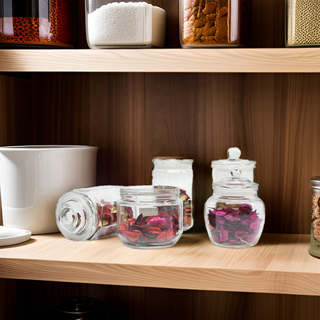 Wholesale Large Empty Pickle Storage Jar Glass Cookie Jar Hermetic Storage Jar With Glass Lid Food Storage