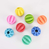 OEM ODM Tough Durable Natural Rubber Teeth Cleaning Interactive Ultra Pet Dog Chew Ball Toy