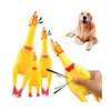 Funny Dog Toys Attract Puppy Dog And Cat Pet Squeak Toys Screaming Rubber Chicken