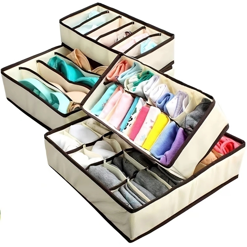 Organizer For Underwear Socks Bra Pants Scarf Tie Storage Box Jeans Clothing Organization Dividers For Drawers Clothes Organizer