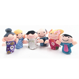 Wholesale Family Finger Puppet Custom Finger Puppets And Promotional Handmade Plush Animal Finger