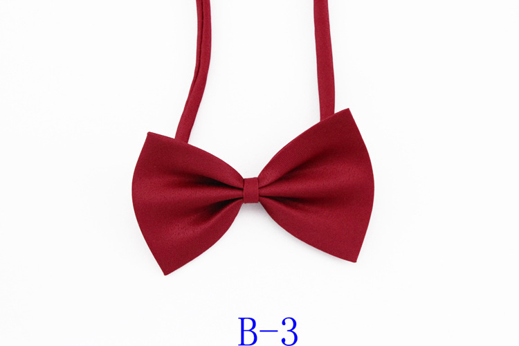 Adult Best Man Wedding Collar Wedding Dress British Korean Version Red Black Men's Bow Single Tie Women