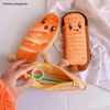 Item Name: Pencil Case Material: Plush Features: Smooth Zipper, Large Capacity, Cartoon, Portable Size Details: 20cm X 9cm X 8cm/7.87" X 3.54" X 3.15"(Approx.)