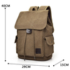 New High Quality Canvas Men Backpack Large Shoulder School Bag Rucksack For Boys Travel Fashion Camping Bags Fashion Simple Bags