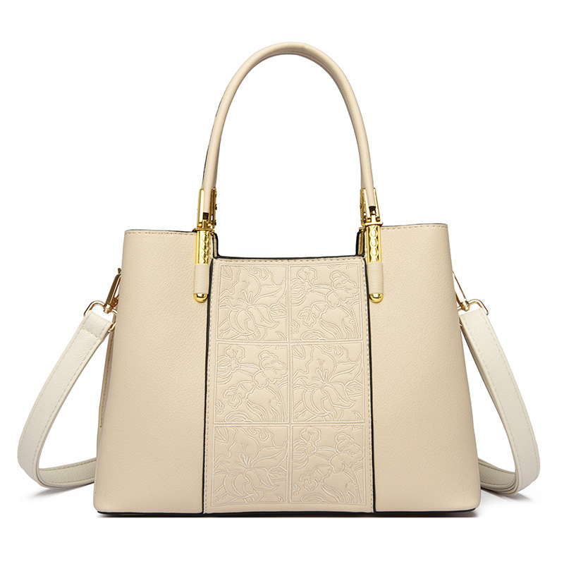 Embroidered Large Capacity Handbag, Women's Bag, Atmospheric And High-end Sense, Crossbody Women's Bag