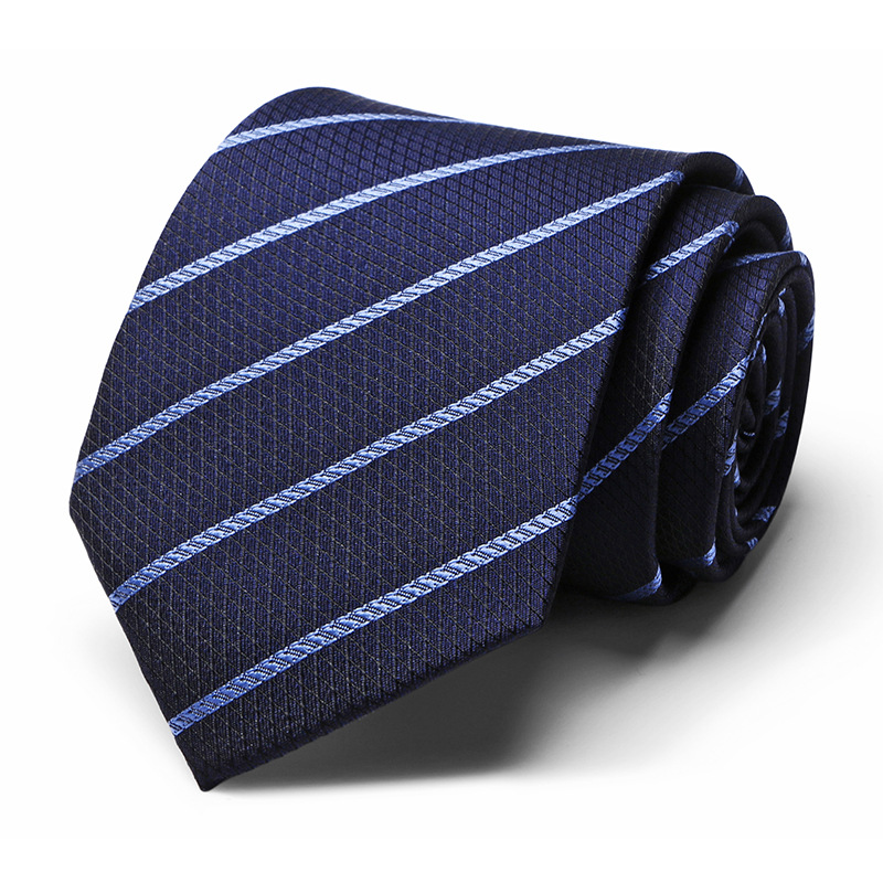 Mens Ties 7.5cm Classic Handmade Black Blue Jacquard Plaid Neckties Striped Narrow Collar Slim Casual Tie Accessories Gift