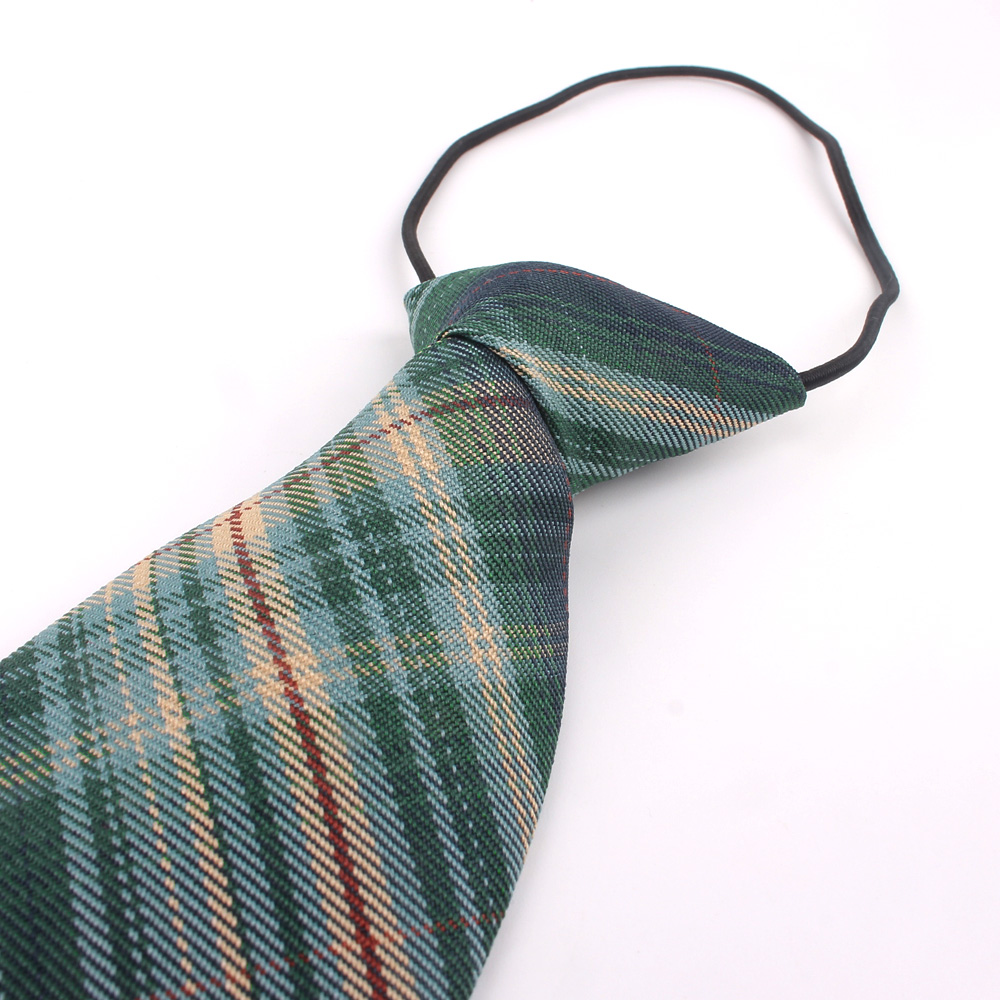 Rubber Ties For Boys Girls Fashion Shirt Plaid Neck Tie Children Small Tie Simple Check Student Necktie For Party Tie Gravata