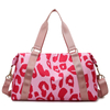 Fashionable New Travel Bag Duffle Bag Women Leopard Big Oxford Bag Tote Handbags Fitness Gym Bag Ladies Weekend Pink Bag