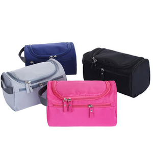 Zipper Polyester Men Business Portable Storage Bag Toiletries Organizer Women Travel Cosmetic Bag Hanging Waterproof Wash Pouch