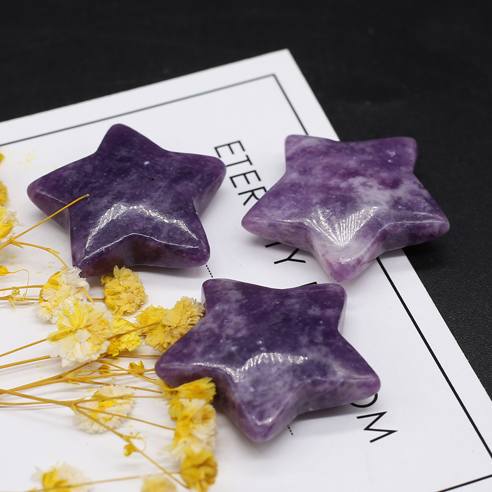 Natural Stone Amethyst Rose Quartz Crystal Star Shape Mineral Specimen Gemstone Agate Fish Tank Jewelry Home Decoration Ornament