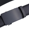 Men's Automatic Buckle Belt Slip Buckle Business Casual Leather Waist Belt